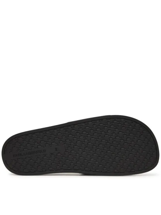 KARL LAGERFELD Klapki Kondo II KL70004C Czarny