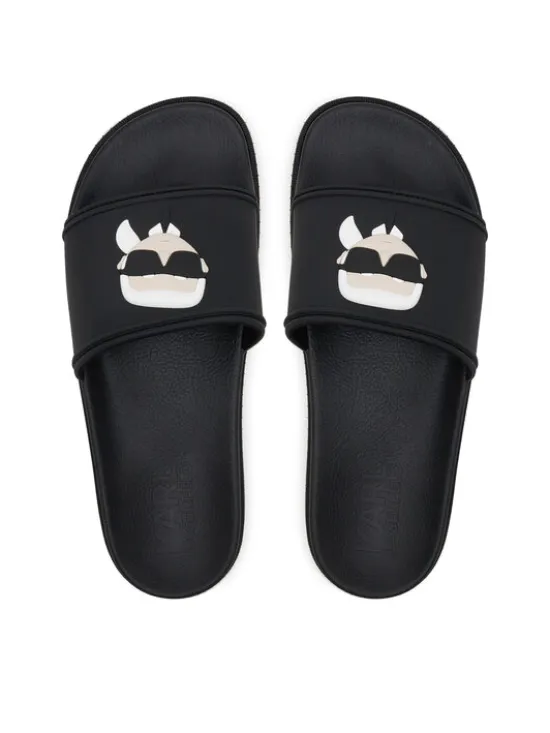 KARL LAGERFELD Klapki Kondo Tred KL70905 Czarny