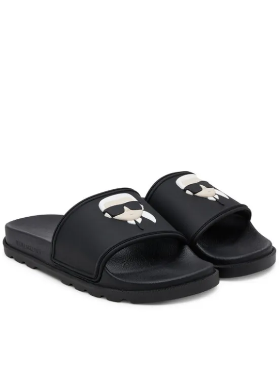 KARL LAGERFELD Klapki Kondo Tred KL70905 Czarny