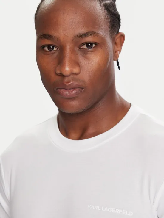 KARL LAGERFELD Komplet t-shirtów A4M47003 Czarny Regular Fit