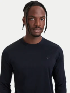 KARL LAGERFELD Longsleeve 755002 564200 Granatowy Regular Fit