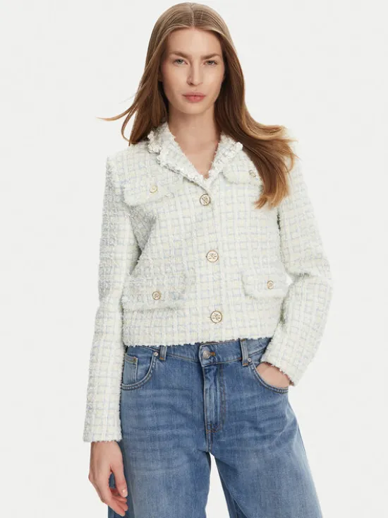 KARL LAGERFELD Marynarka A2W14024 Błękitny Regular Fit