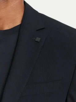 KARL LAGERFELD Marynarka 155280-562034 Granatowy Slim Fit