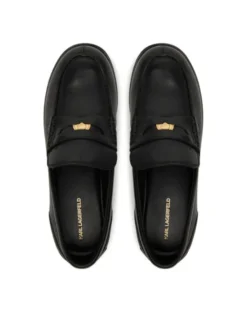 KARL LAGERFELD Mokasyny Mia KL42125 Czarny