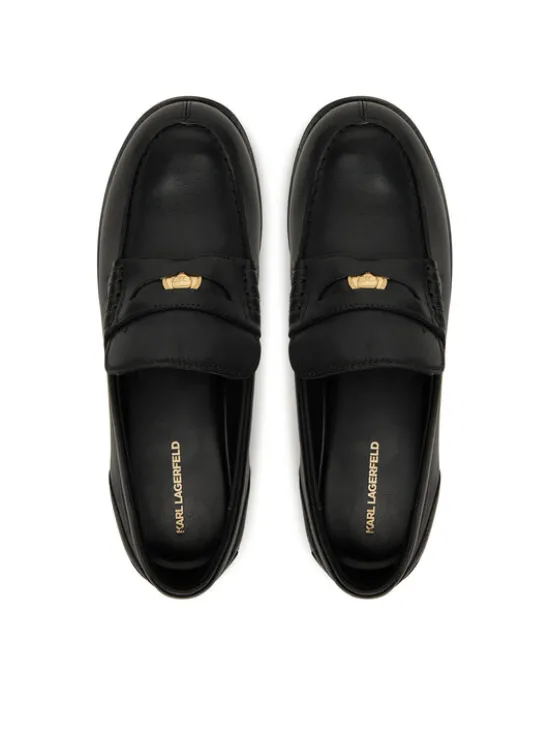 KARL LAGERFELD Mokasyny Mia KL42125 Czarny