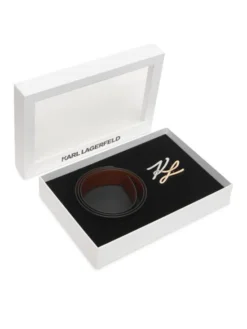 KARL LAGERFELD Pasek Damski B1W33044 Czarny