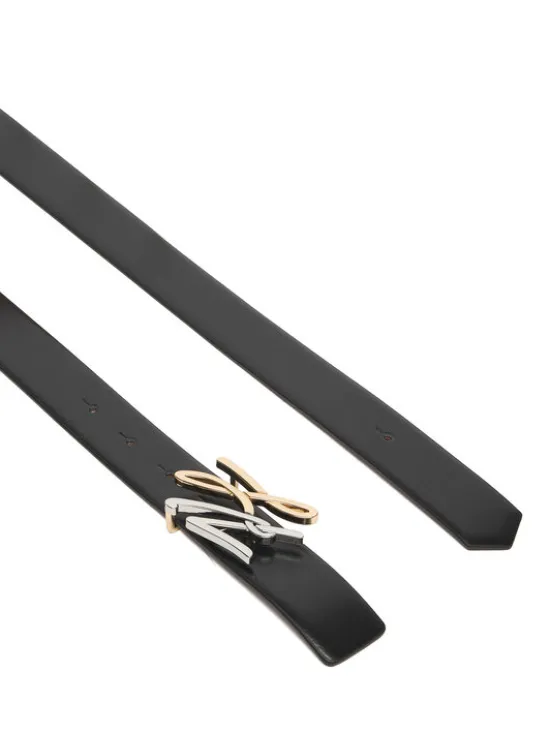 KARL LAGERFELD Pasek Damski B1W33044 Czarny