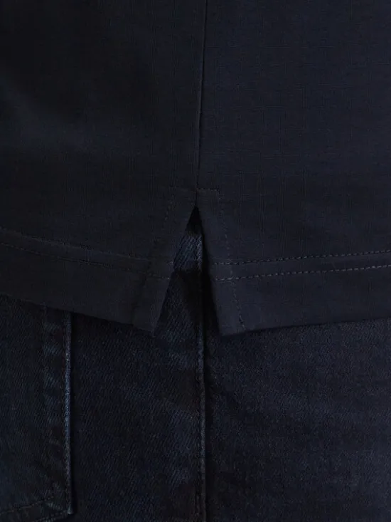 KARL LAGERFELD Polo 745000 564200 Granatowy Regular Fit
