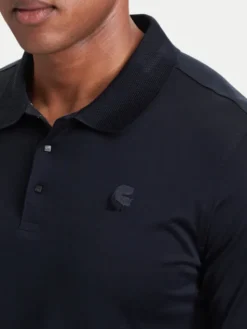 KARL LAGERFELD Polo 745000 564200 Granatowy Regular Fit