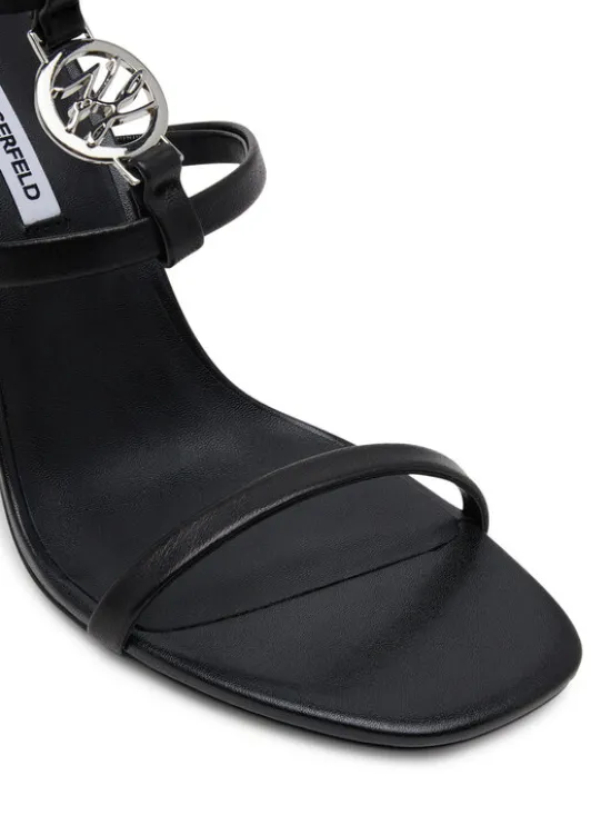 KARL LAGERFELD Sandały Belvia KL32914 Czarny