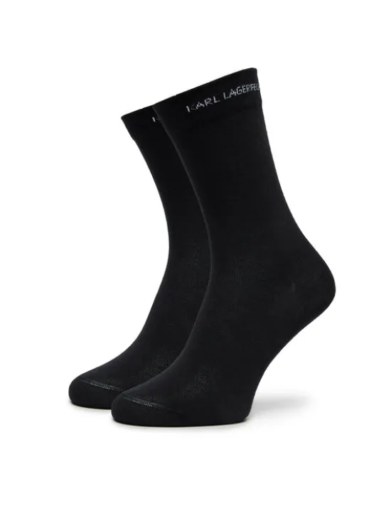KARL LAGERFELD Skarpety długie 246W6002 Czarny