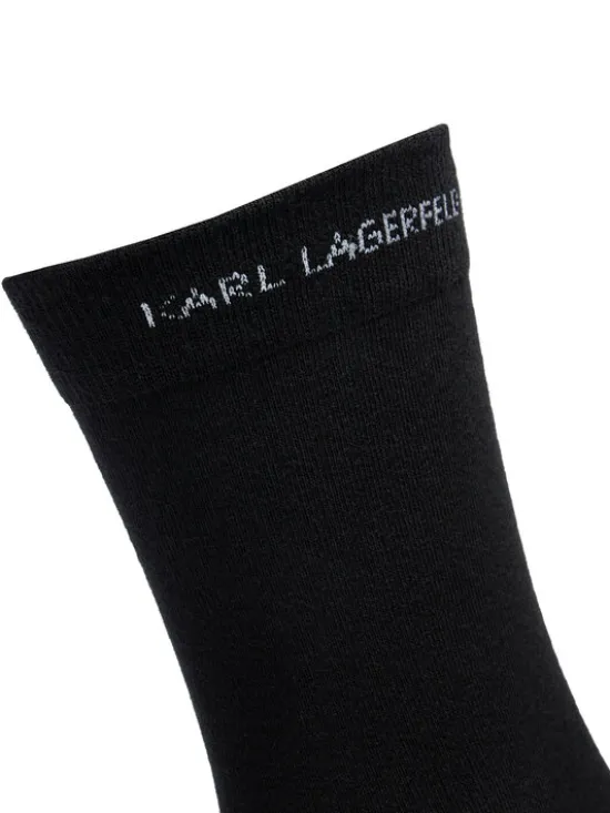 KARL LAGERFELD Skarpety długie 246W6002 Czarny