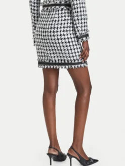 KARL LAGERFELD Spódnica mini B4W12013 Czarny Regular Fit