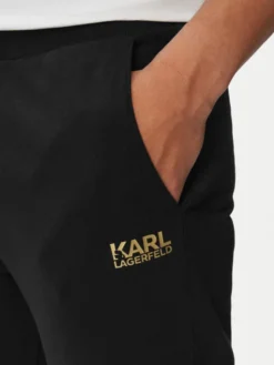 KARL LAGERFELD Spodnie dresowe 705782 563917 Czarny Regular Fit