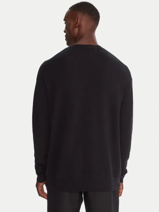 KARL LAGERFELD Sweter 655030 554306 Czarny Regular Fit