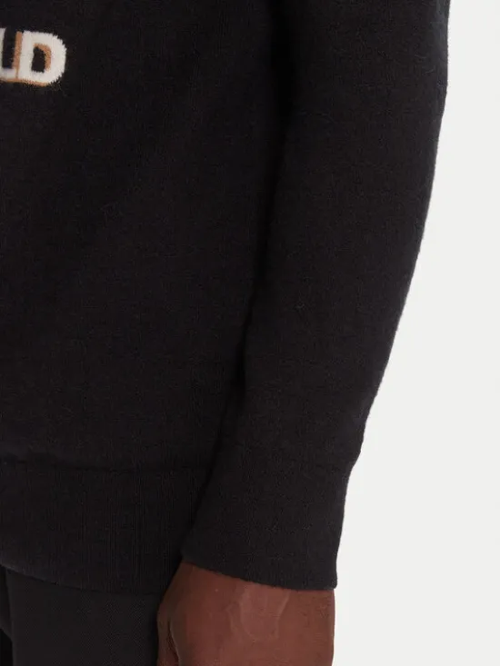 KARL LAGERFELD Sweter 655030 554306 Czarny Regular Fit