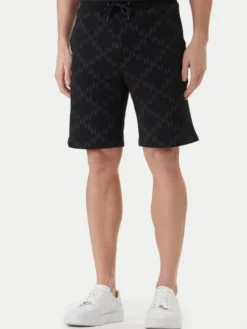 KARL LAGERFELD Szorty sportowe 705076 562952 Czarny Regular Fit