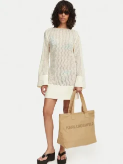 KARL LAGERFELD Torebka B2W50099 Beżowy