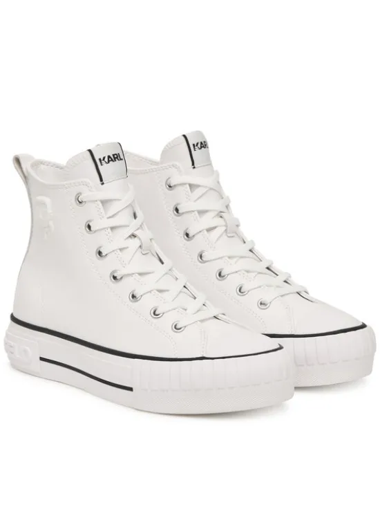 KARL LAGERFELD Trampki Kampus Max KL60456 Biały