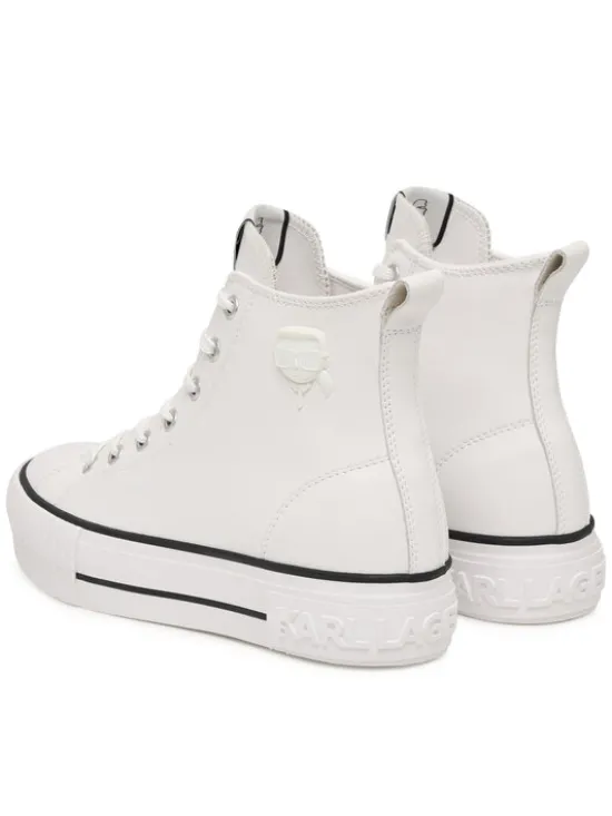 KARL LAGERFELD Trampki Kampus Max KL60456 Biały