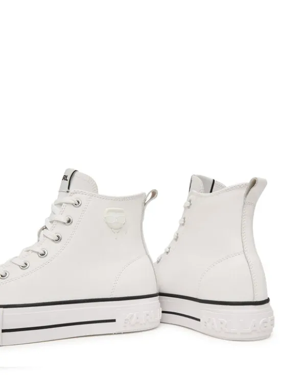 KARL LAGERFELD Trampki Kampus Max KL60456 Biały