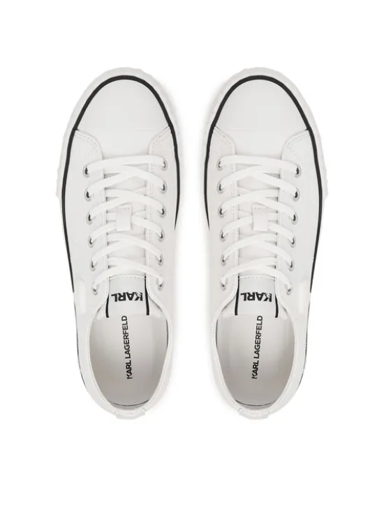 KARL LAGERFELD Trampki Kampus Max KL60426 Biały