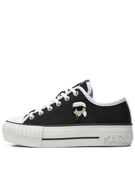 KARL LAGERFELD Trampki KL60424 Czarny