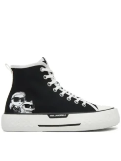 KARL LAGERFELD Trampki KL60654T Czarny
