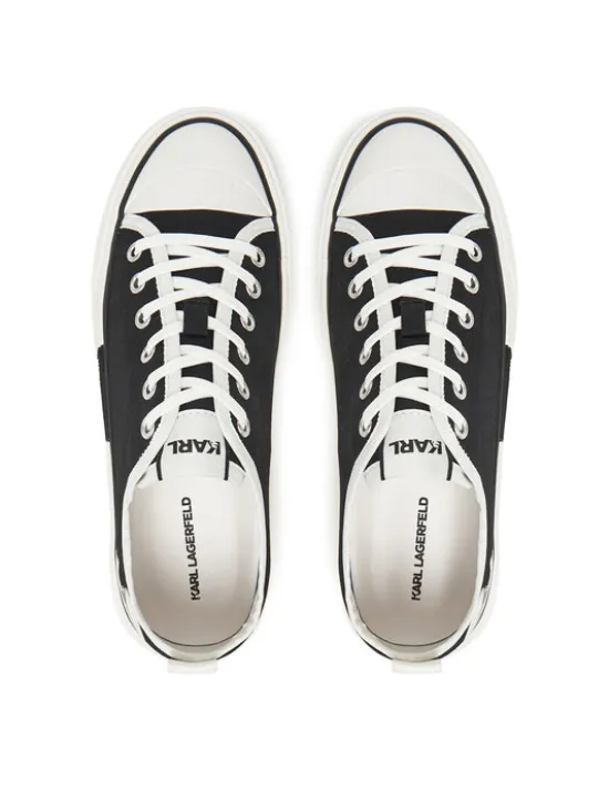 KARL LAGERFELD Trampki KL60614T Czarny
