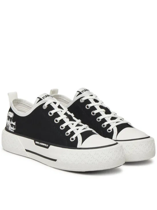 KARL LAGERFELD Trampki KL60614T Czarny