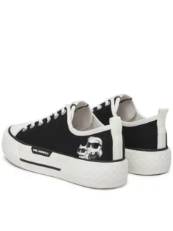 KARL LAGERFELD Trampki KL60614T Czarny