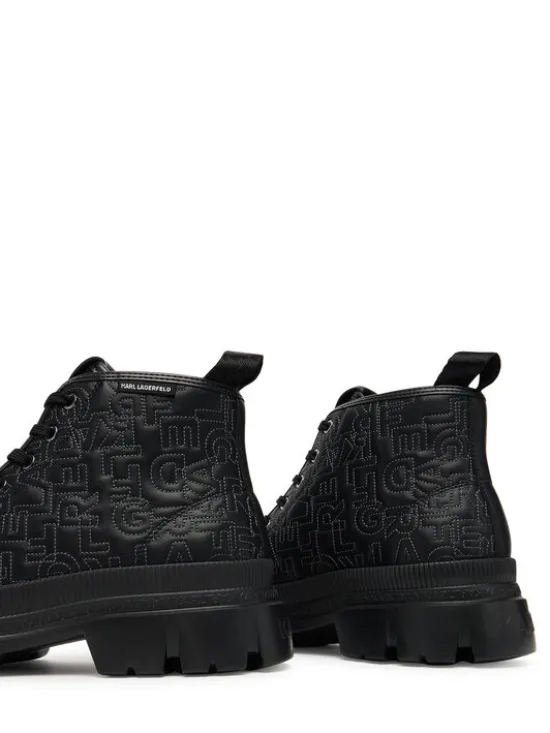 KARL LAGERFELD Trzewiki KL25231 Czarny
