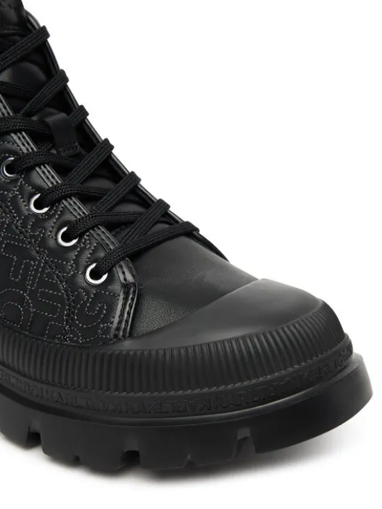 KARL LAGERFELD Trzewiki KL25231 Czarny