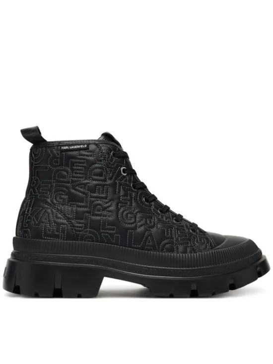 KARL LAGERFELD Trzewiki KL25231 Czarny