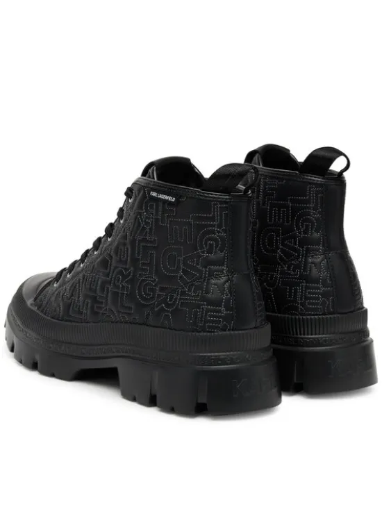 KARL LAGERFELD Trzewiki KL25231 Czarny