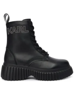 KARL LAGERFELD Trzewiki KL44475 Czarny