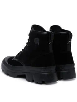 KARL LAGERFELD Trzewiki Trekka Mens Nft KL25252 Czarny