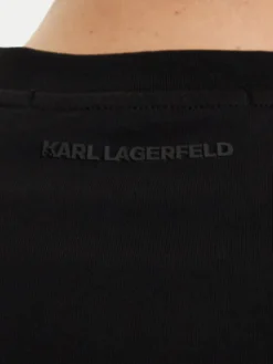 KARL LAGERFELD T-Shirt 755026 563224 Czarny Regular Fit