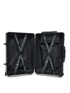 KARL LAGERFELD Walizka kabinowa Voyage A1M30482 Granatowy