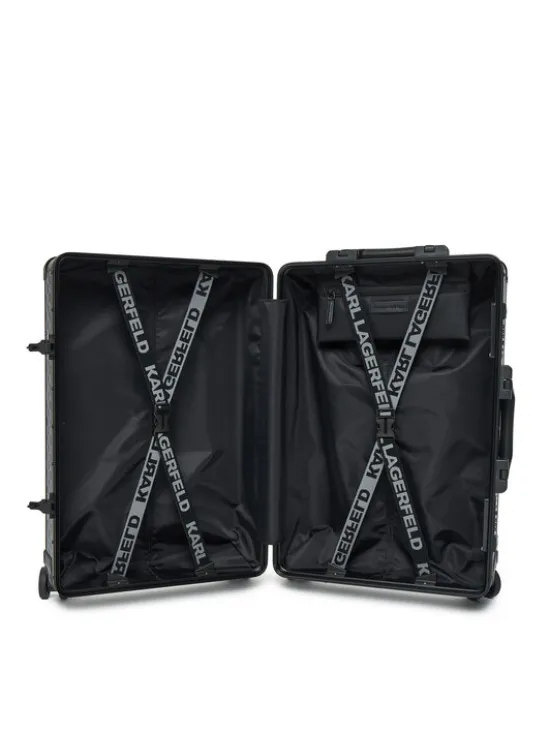 KARL LAGERFELD Walizka kabinowa Voyage A1M30482 Granatowy
