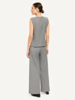 KMX Kamizelka 192930017 Szary Fitted Fit