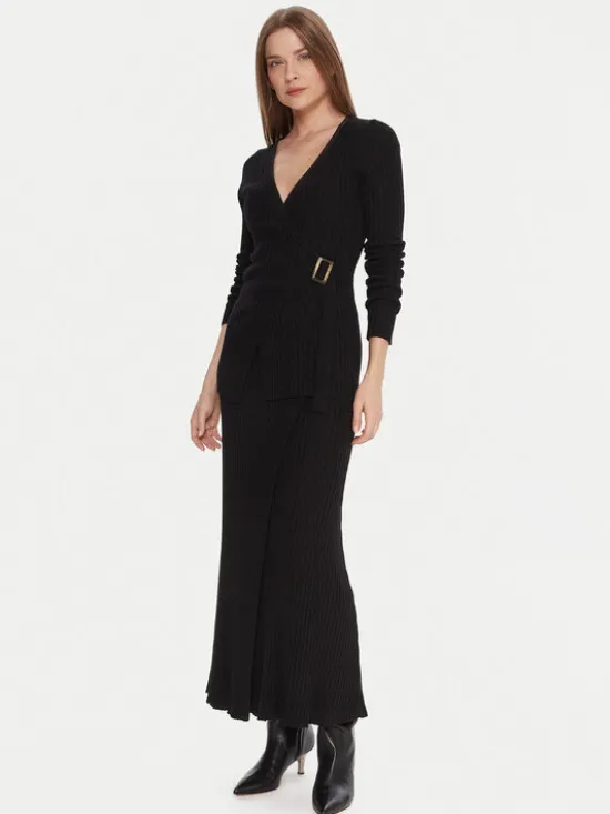 Kontatto Spódnica maxi 3M0955C Czarny Regular Fit