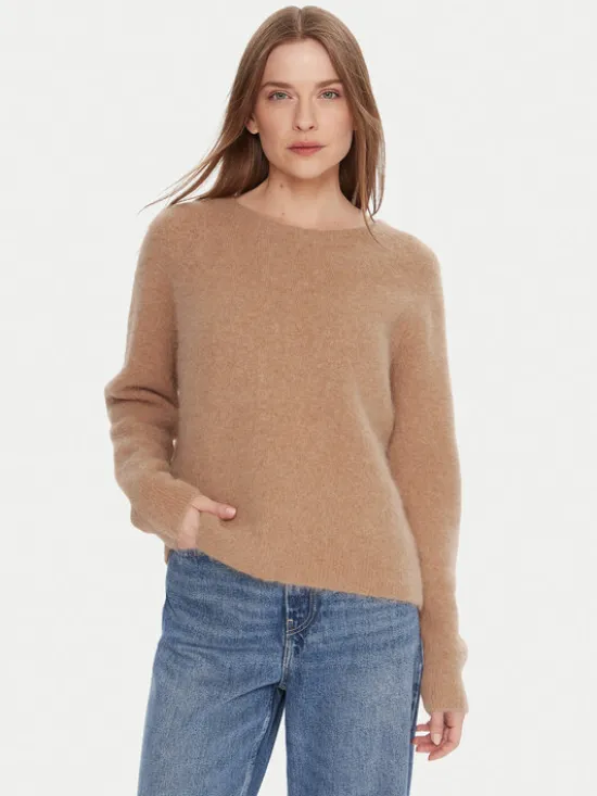 Kontatto Sweter 3M0863C Beżowy Relaxed Fit