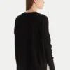 Kontatto Sweter 3M0842C Czarny Relaxed Fit
