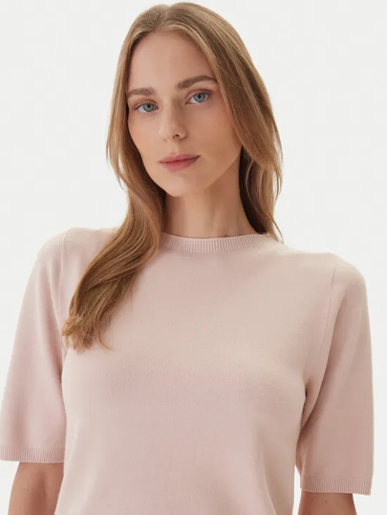 Kontatto Sweter 3M0804C Różowy Regular Fit