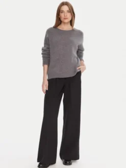 Kontatto Sweter 3M0863C Szary Relaxed Fit
