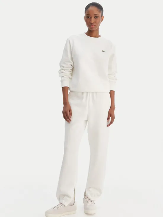 Lacoste Bluza SF5270 Écru Regular Fit