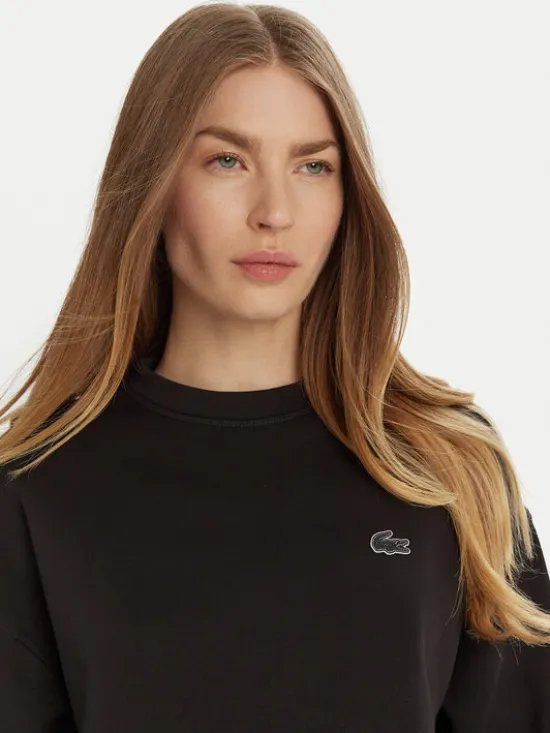 Lacoste Bluza SF5614 Czarny Oversize
