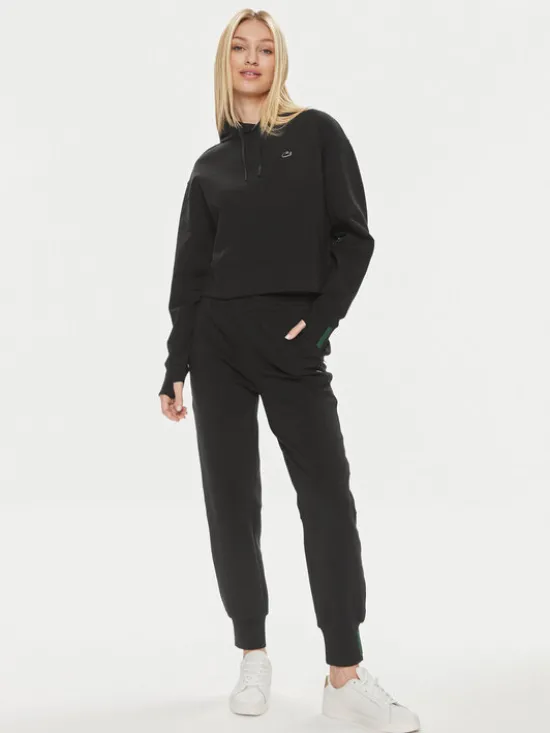 Lacoste Bluza SF0281 Czarny Regular Fit