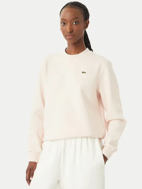 Lacoste Bluza SF5245 Różowy jasny Relaxed Fit